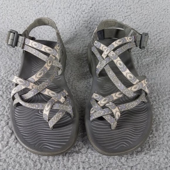 Chaco Shoes - Chaco ZX/2 Cloud Sandals Women's 7 Gray Toe Loop Comfort Travel Outdoors Active